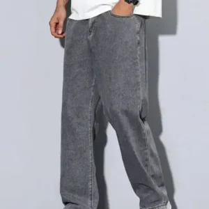 moda star Men Regular Mid Rise Grey Jeans